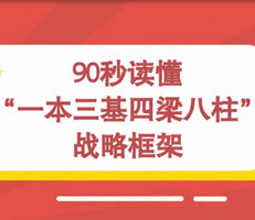 90秒读懂“一本三基四梁八柱”战略框架